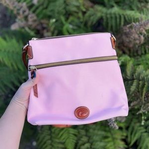 NWOT Dooney & Bourke Nylon Crossbody • Light Pink